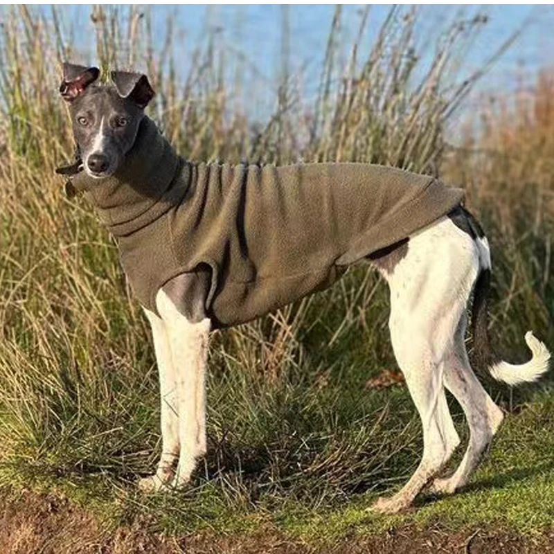 Fleece Svetres | Greyhound, Whippet a Talian Greyhound Apparel Vesta Turtleneck Fleece